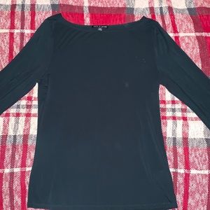 Green 3/4 sleeve dress shirt